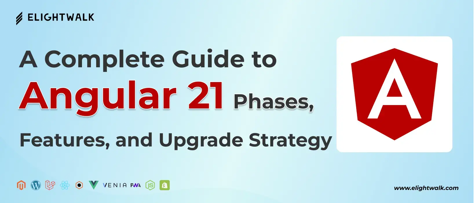 Complete guide to Angular 21 covering release phases, new features, performance improvements, and upgrade strategy
