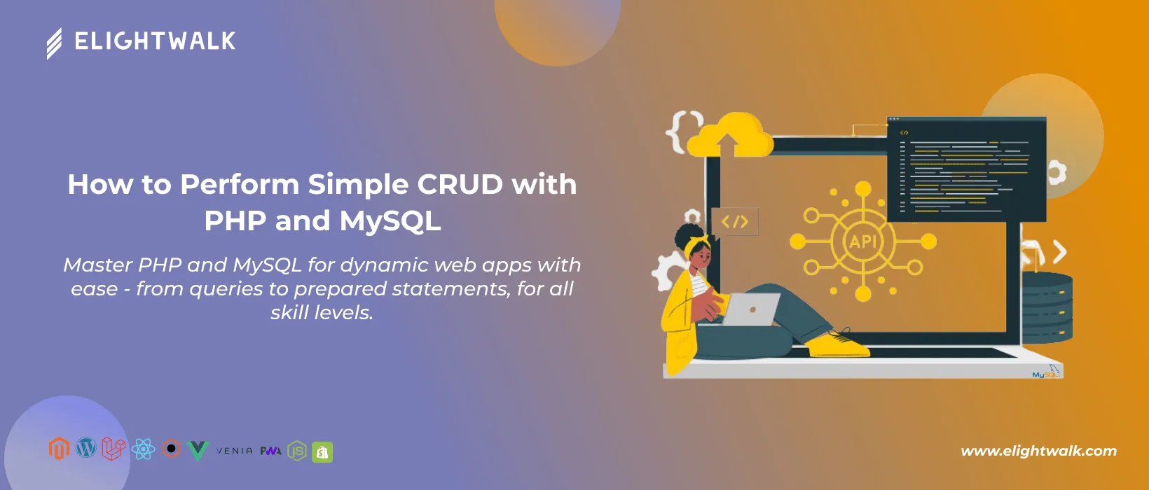 how to perform curd with PHP and MySQL