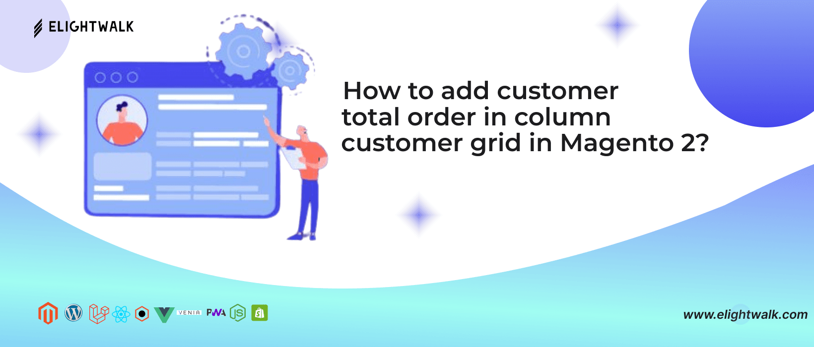 How to add customer total order in the column customer grid in Magento 2?