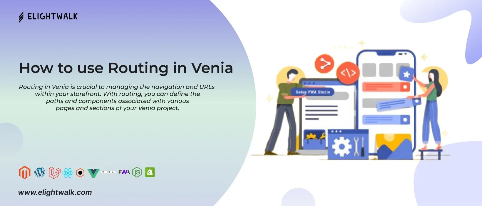 How to use Routing in Venia