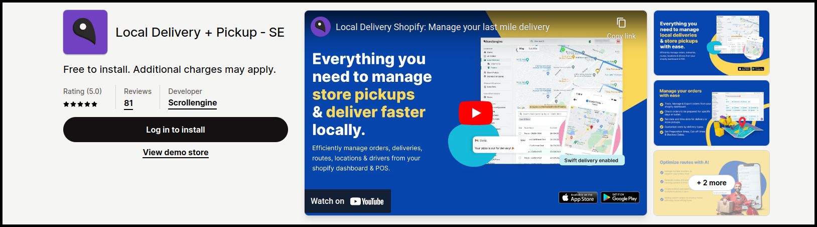 18. Local Delivery + Pickup ‑ SE