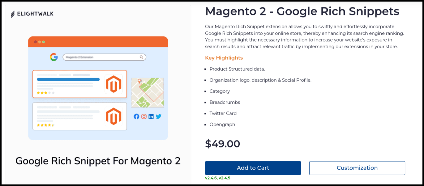 4. Magento 2 Google Rich Snippets