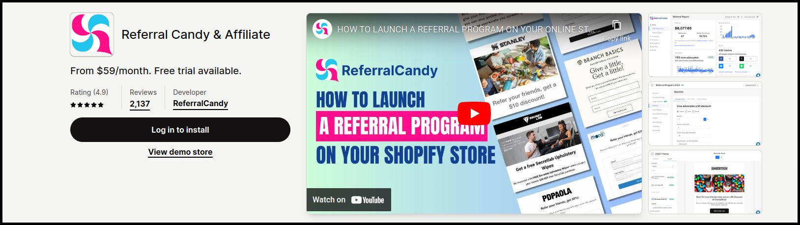 24. Referral Candy