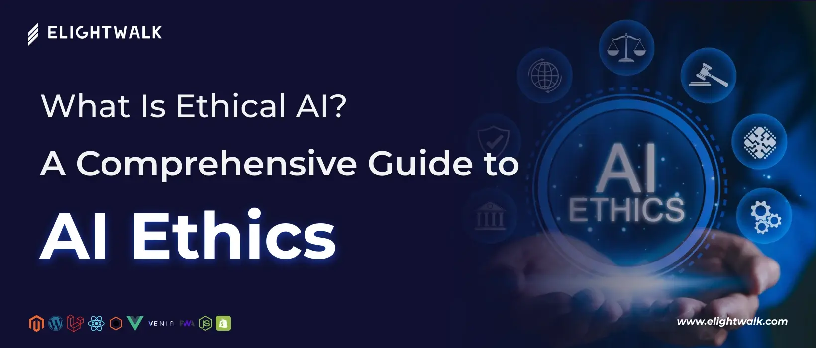 Ethical AI explained with principles of AI ethics, fairness, transparency, accountability, and responsible artificial intelligence