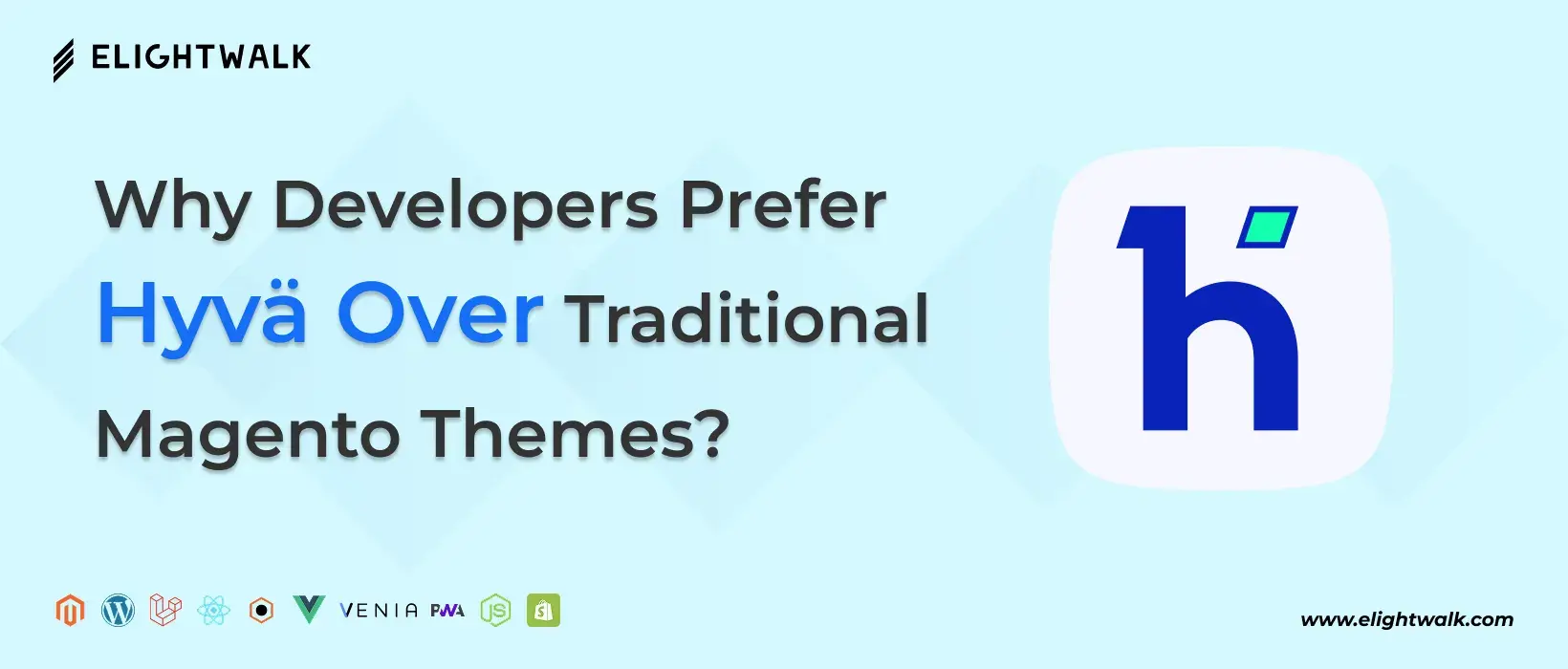 Developer comparing Hyvä and traditional Magento themes for performance and frontend development efficiency
