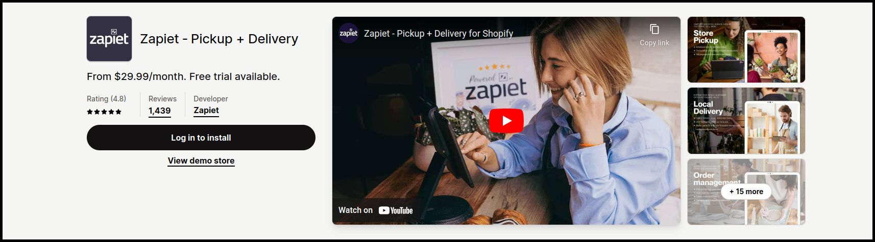 14. Zapiet- Pickup + Delivery for Shopify