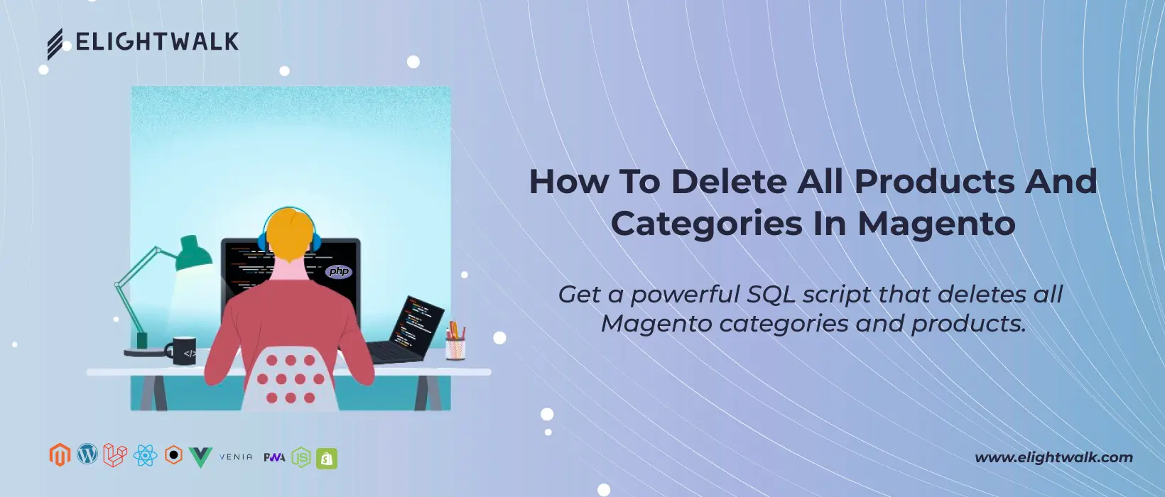  delete all products and categories in Magento
