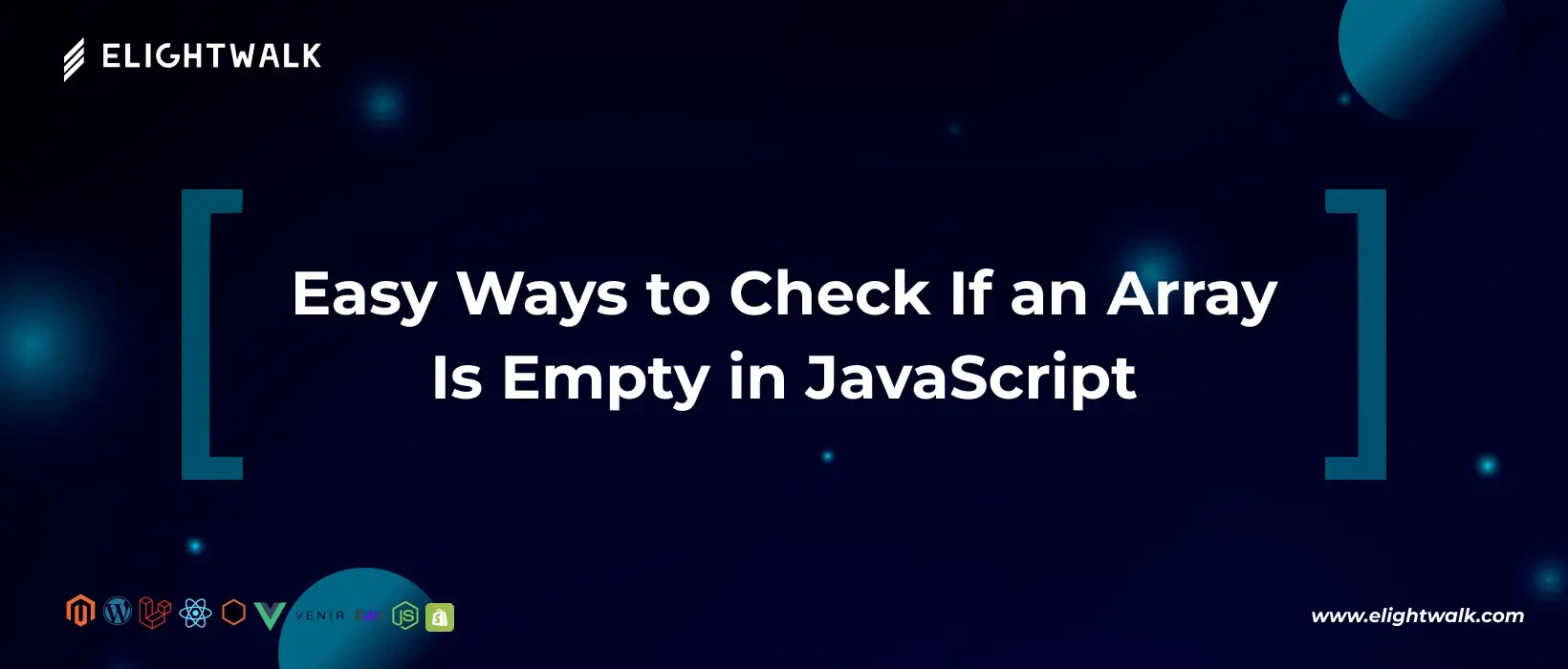 Check if an array is empty in JavaScript