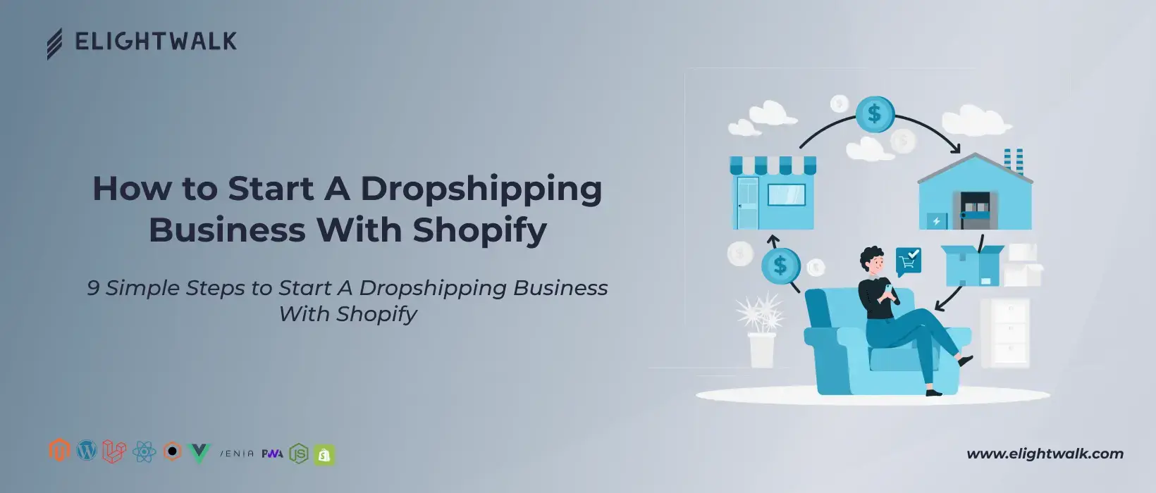 Start dropshipping business with shopify