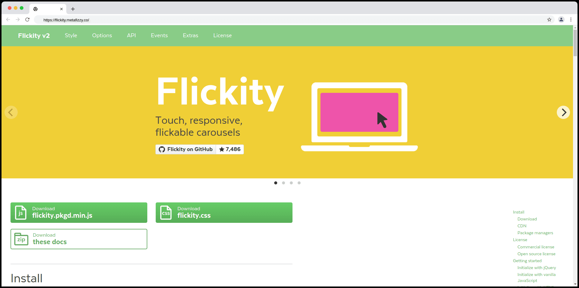 7. React Flickity