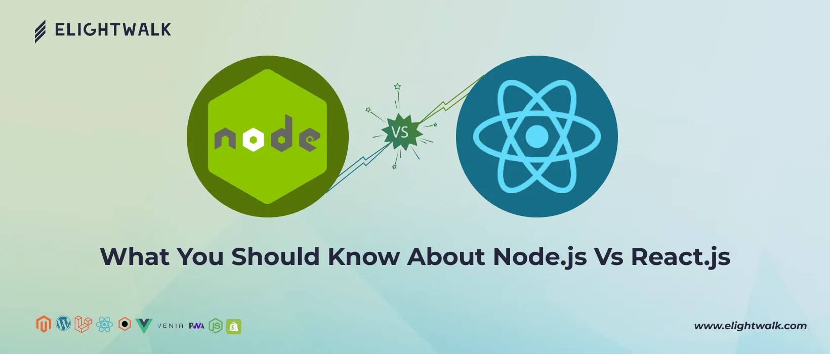 Node.js vs React.js comparison 