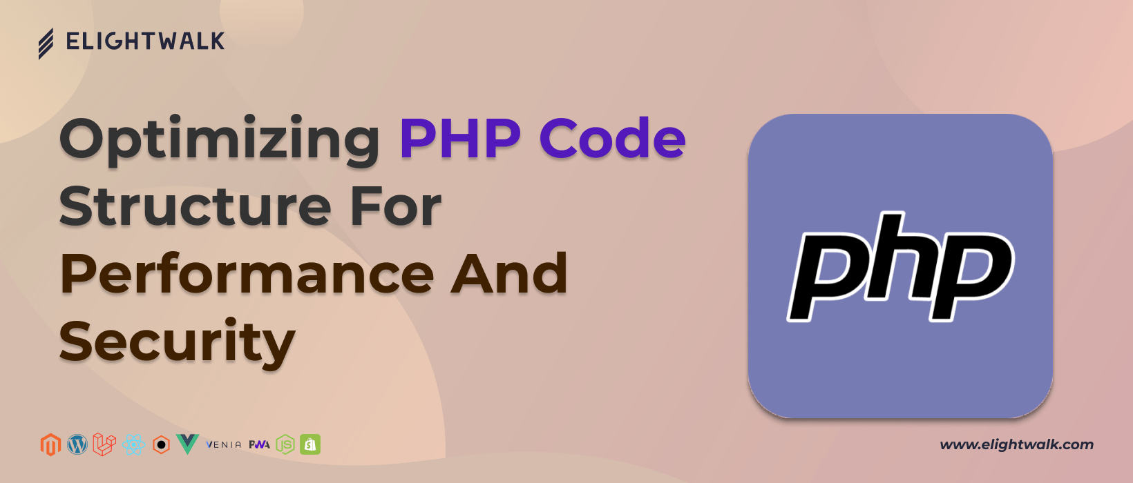 Optimizing PHP code structure for improved performance and security best practices